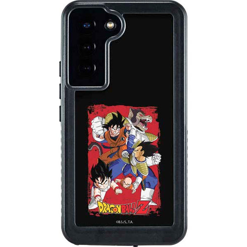 Dragon Ball Z Goku Vs Vegeta Galaxy S24 Plus Waterproof Case